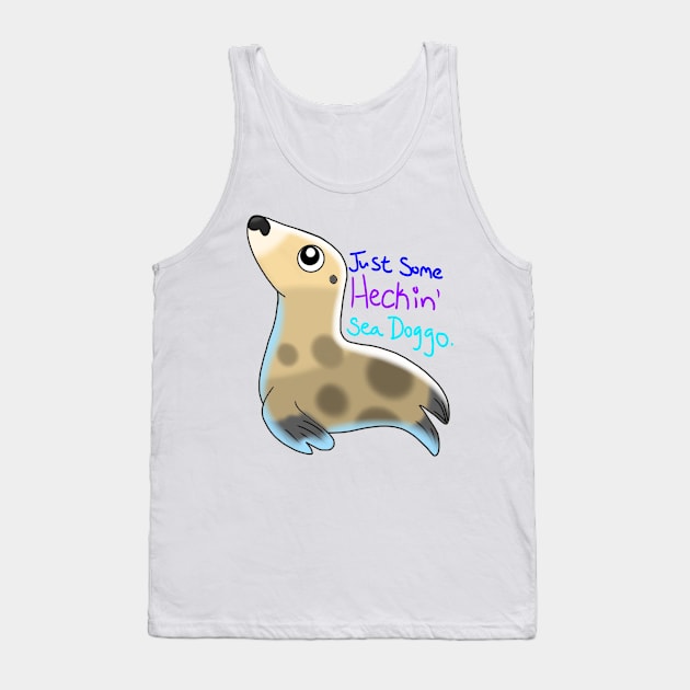 Sea Doggo Tank Top by CatisyEllen